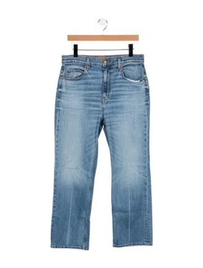 Pre-owned Jamie Haller High-rise Straight Leg Jeans In Blue
