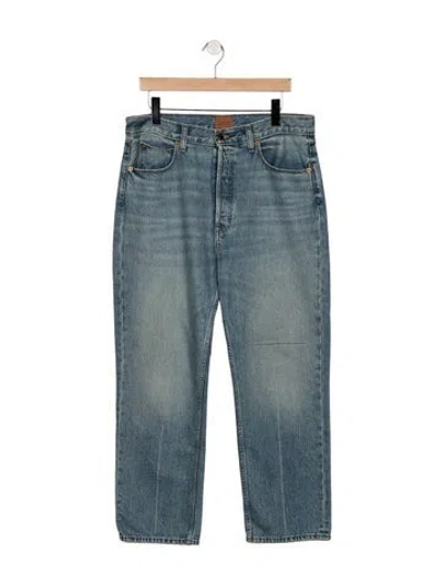 Pre-owned Jamie Haller High-rise Straight Leg Jeans In Blue