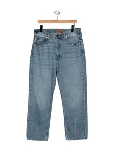 Pre-owned Jamie Haller High-rise Straight Leg Jeans In Blue