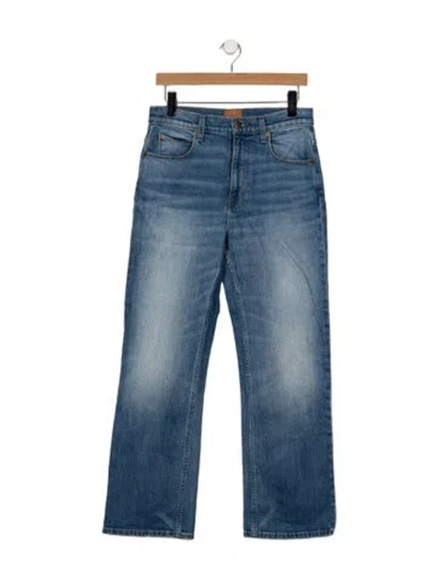 Pre-owned Jamie Haller High-rise Straight Leg Jeans In Blue