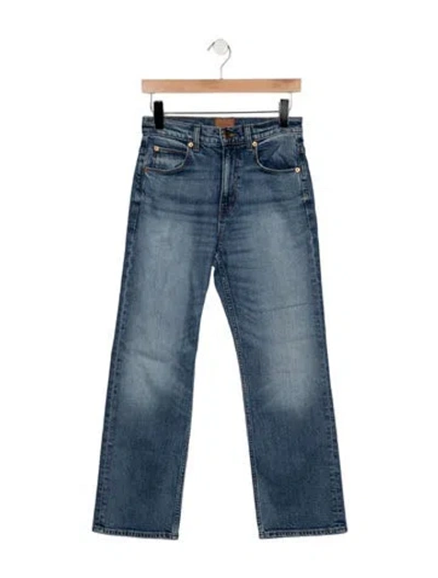 Pre-owned Jamie Haller High-rise Straight Leg Jeans In Blue