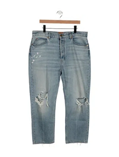 Pre-owned Jamie Haller High-rise Straight Leg Jeans In Blue