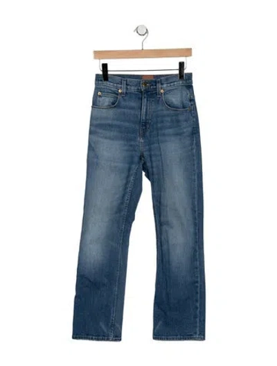 Pre-owned Jamie Haller High-rise Straight Leg Jeans In Blue