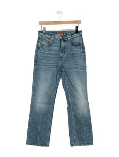 Pre-owned Jamie Haller High-rise Straight Leg Jeans In Blue