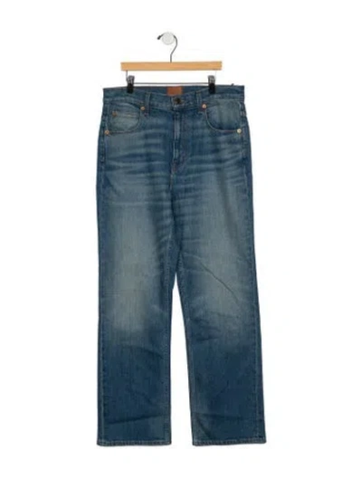 Pre-owned Jamie Haller High-rise Straight Leg Jeans In Blue