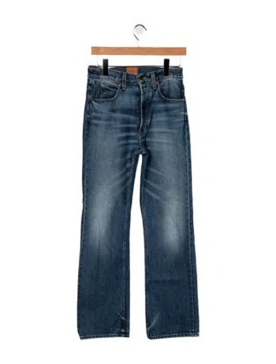 Pre-owned Jamie Haller High-rise Straight Leg Jeans In Blue