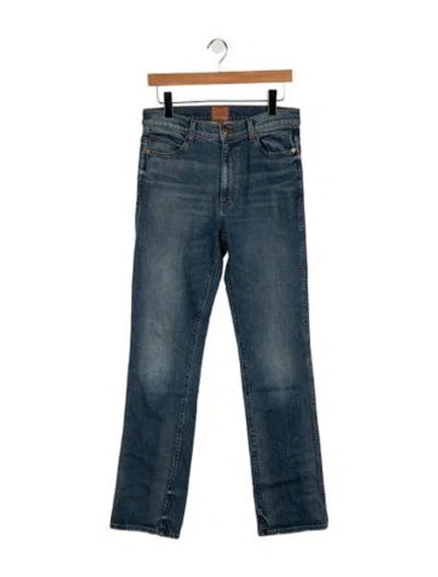 Pre-owned Jamie Haller High-rise Straight Leg Jeans In Blue