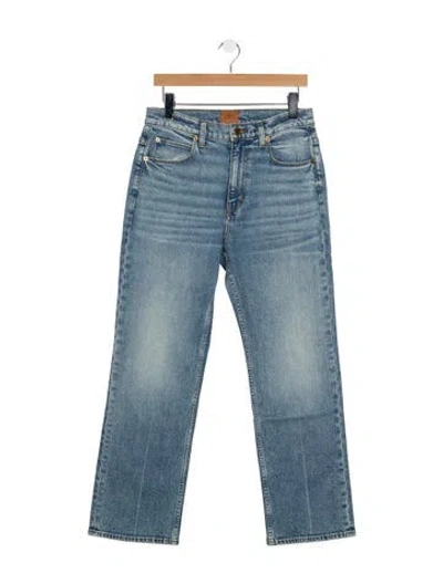 Pre-owned Jamie Haller High-rise Straight Leg Jeans In Blue
