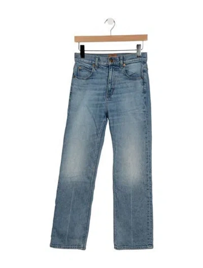 Pre-owned Jamie Haller High-rise Straight Leg Jeans In Blue