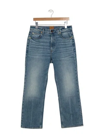 Pre-owned Jamie Haller High-rise Straight Leg Jeans In Blue