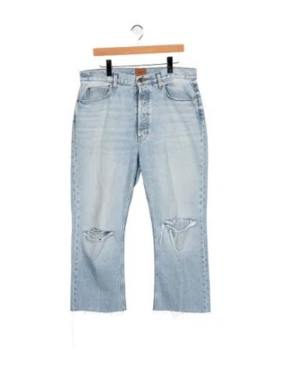 Pre-owned Jamie Haller High-rise Straight Leg Jeans In Blue