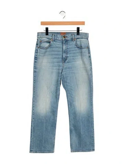 Pre-owned Jamie Haller High-rise Straight Leg Jeans In Blue