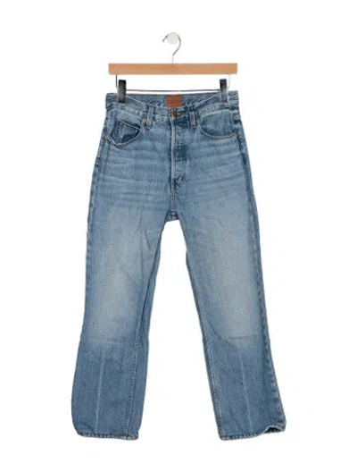Pre-owned Jamie Haller High-rise Straight Leg Jeans In Blue