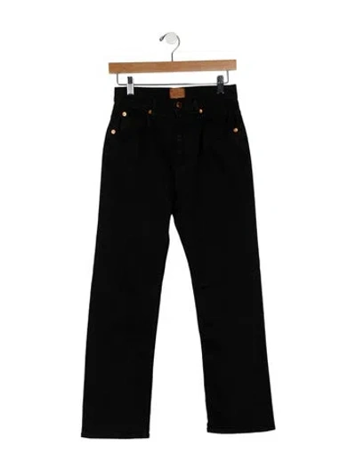 Pre-owned Jamie Haller High-rise Straight Leg Jeans In Multi