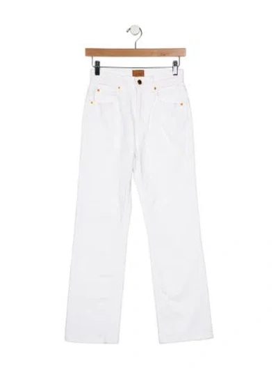Pre-owned Jamie Haller High-rise Straight Leg Jeans In Multi