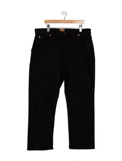 Pre-owned Jamie Haller High-rise Straight Leg Jeans W/ Tags In Black