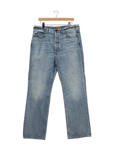 Pre-owned Jamie Haller High-rise Straight Leg Jeans W/ Tags In Blue