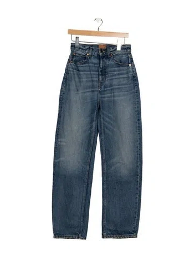 Pre-owned Jamie Haller High-rise Straight Leg Jeans W/ Tags In Blue
