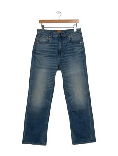Pre-owned Jamie Haller High-rise Straight Leg Jeans W/ Tags In Blue