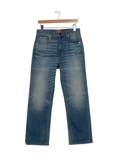 Pre-owned Jamie Haller High-rise Straight Leg Jeans W/ Tags In Blue