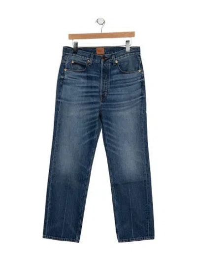 Pre-owned Jamie Haller High-rise Straight Leg Jeans W/ Tags In Blue