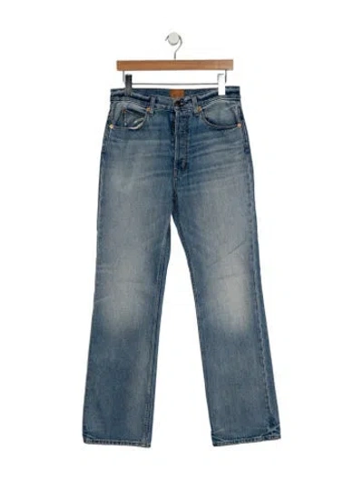 Pre-owned Jamie Haller High-rise Wide Leg Jeans In Blue