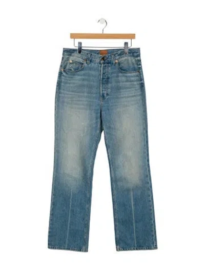 Pre-owned Jamie Haller High-rise Wide Leg Jeans In Blue