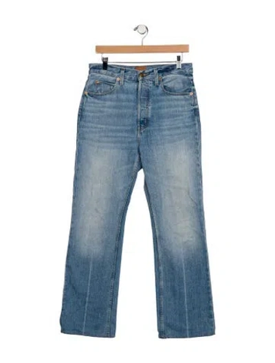 Pre-owned Jamie Haller High-rise Wide Leg Jeans In Blue