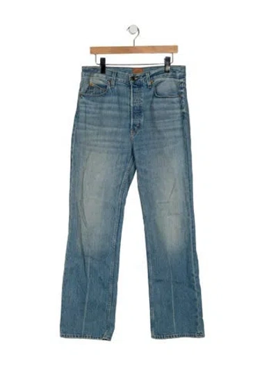 Pre-owned Jamie Haller High-rise Wide Leg Jeans In Blue