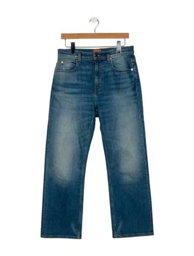 Pre-owned Jamie Haller High-rise Wide Leg Jeans In Blue