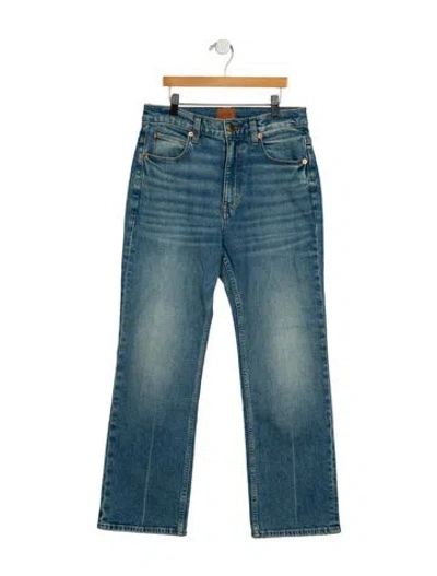Pre-owned Jamie Haller High-rise Wide Leg Jeans In Blue