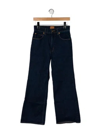 Pre-owned Jamie Haller High-rise Wide Leg Jeans In Blue