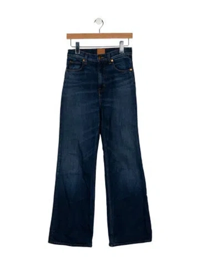 Pre-owned Jamie Haller High-rise Wide Leg Jeans In Blue