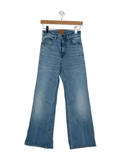 Pre-owned Jamie Haller High-rise Wide Leg Jeans In Blue