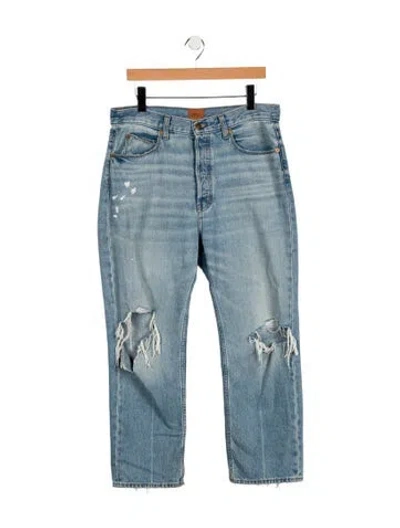 Pre-owned Jamie Haller High-rise Wide Leg Jeans In Blue