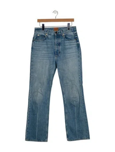 Pre-owned Jamie Haller High-rise Wide Leg Jeans In Blue