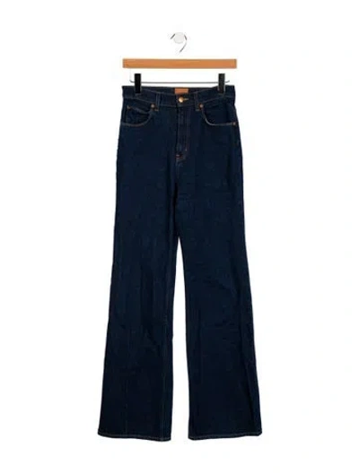Pre-owned Jamie Haller High-rise Wide Leg Jeans In Blue