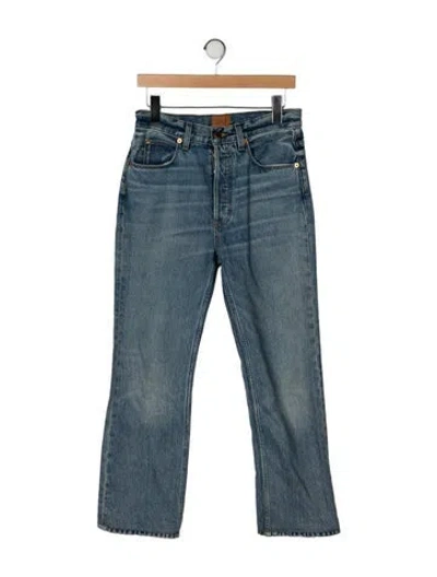 Pre-owned Jamie Haller High-rise Wide Leg Jeans In Blue