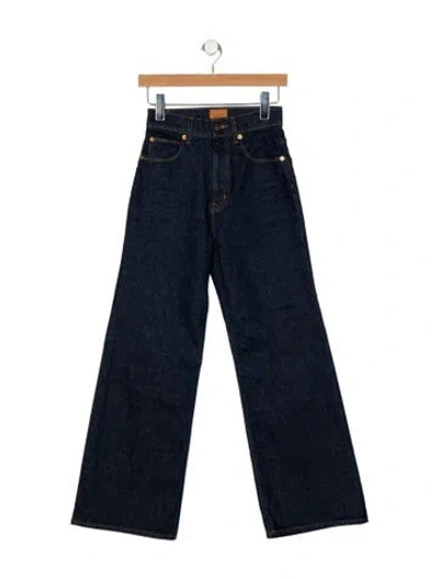 Pre-owned Jamie Haller High-rise Wide Leg Jeans In Blue