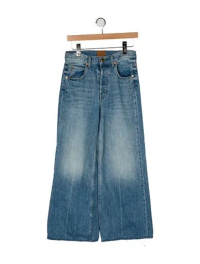 Pre-owned Jamie Haller High-rise Wide Leg Jeans In Blue