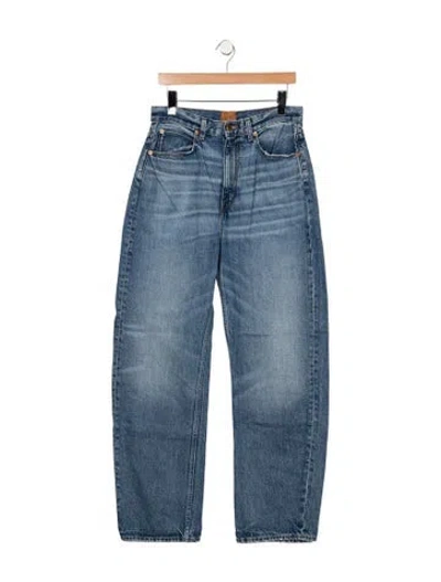 Pre-owned Jamie Haller High-rise Wide Leg Jeans In Blue