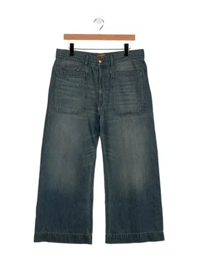 Pre-owned Jamie Haller High-rise Wide Leg Jeans In Blue