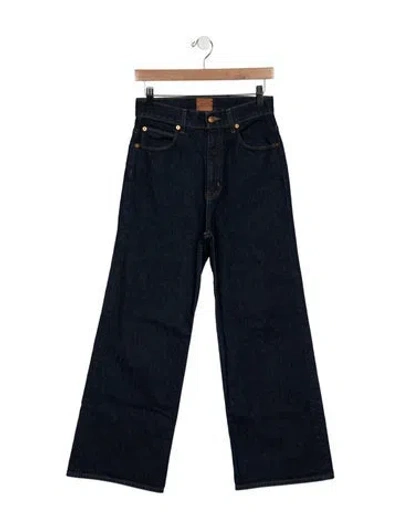 Pre-owned Jamie Haller High-rise Wide Leg Jeans In Blue