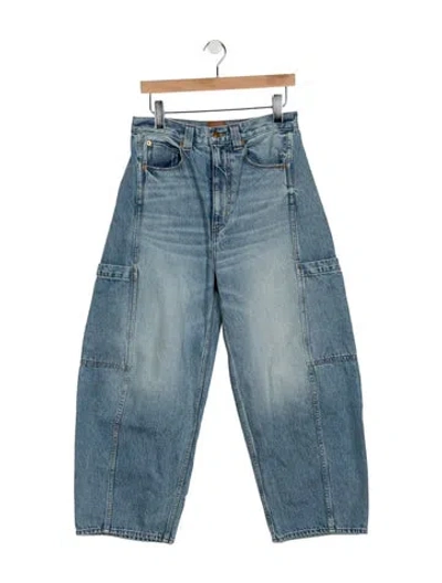 Pre-owned Jamie Haller High-rise Wide Leg Jeans In Blue