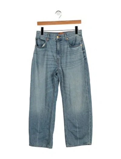 Pre-owned Jamie Haller High-rise Wide Leg Jeans In Blue