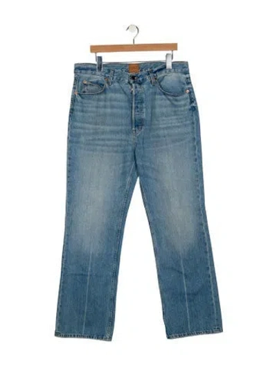 Pre-owned Jamie Haller High-rise Wide Leg Jeans In Blue