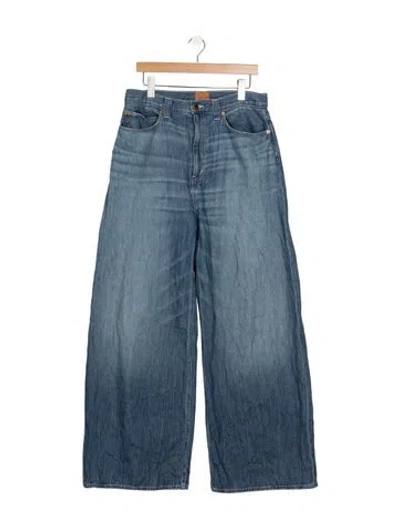 Pre-owned Jamie Haller High-rise Wide Leg Jeans In Blue