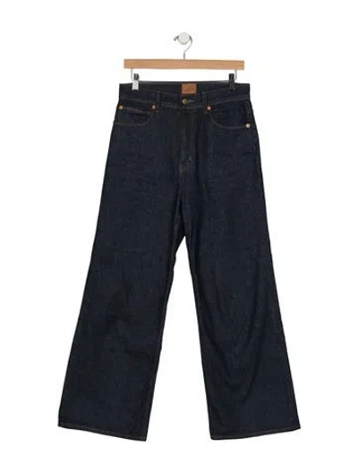 Pre-owned Jamie Haller High-rise Wide Leg Jeans In Blue