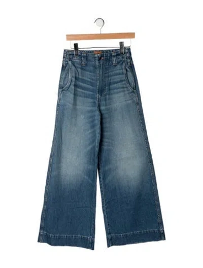Pre-owned Jamie Haller High-rise Wide Leg Jeans In Blue