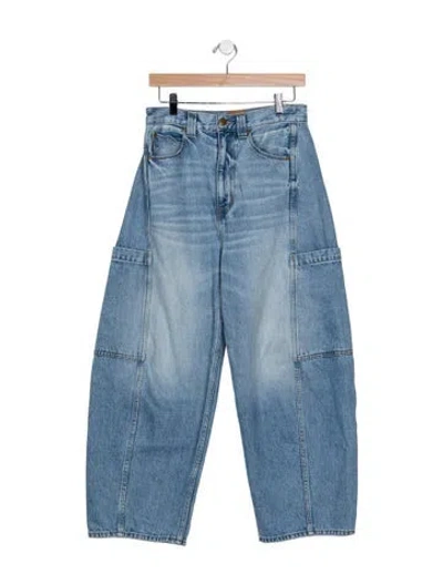 Pre-owned Jamie Haller High-rise Wide Leg Jeans In Blue